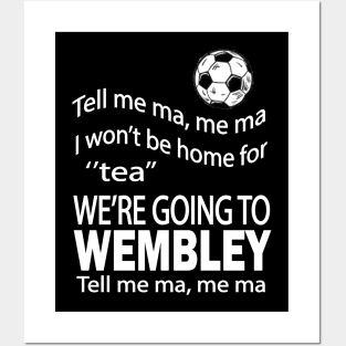 Newcastle going to Wembley Newcastle fan gift Geordie Toon Posters and Art